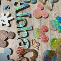 アルファベットオブジェ　オーダー作成の画像