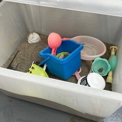 砂場　砂　シャベル　バケツ　おもちゃ