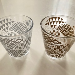 和モダングラス金銀揃え 新品 
宇治・久御山の画像