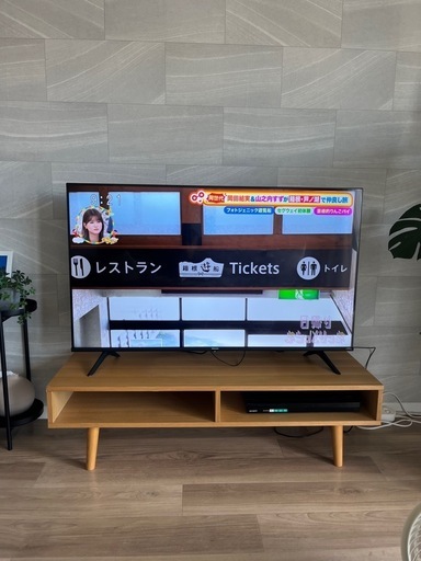 ハイセンス　4K 液晶テレビ　2年以上の保証付き