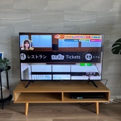 ハイセンス　4K 液晶テレビ　2年以上の保証付き