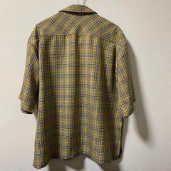 美品　オーバーサイズ　半袖チェックシャツ　Mの画像