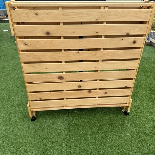 檜　すのこシングル折りたたみベッド　中居木工　