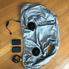 空調服　バッテリーと昇圧ケーブルも付けます