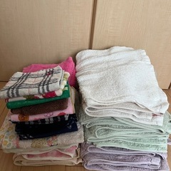 中古タオル、ハンカチ、布巾
