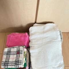 中古タオル、ハンカチ、布巾の画像