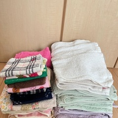 中古タオル、ハンカチ、布巾の画像