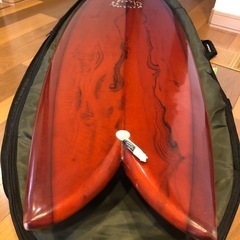 DICK BREWER SURFBOARDS (ディック
ブリューワーサーフボード) ショートボード [ティントCLEAR×RED] 6'00" サーフボード の画像