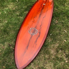 DICK BREWER SURFBOARDS (ディック
ブリューワーサーフボード) ショートボード [ティントCLEAR×RED] 6'00" サーフボード の画像