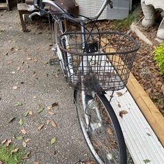 自転車(両方ともパンク)の画像