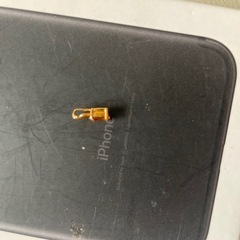 K18 刻印 ゴールド ペンダントチャーム トパーズ 天然石 0.43グラム 中古品  の画像