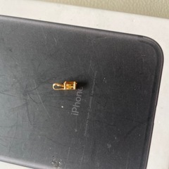 K18 刻印 ゴールド ペンダントチャーム トパーズ 天然石 0.43グラム 中古品  の画像