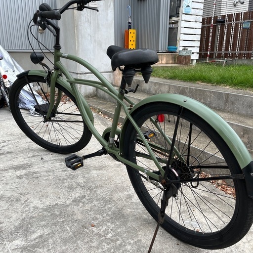 ビーチクルーザー 26インチ　6段変速