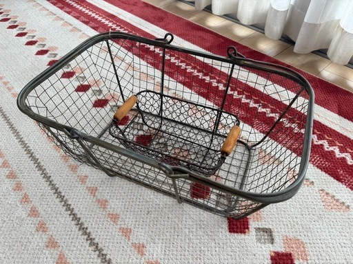 アンティーク　カゴ