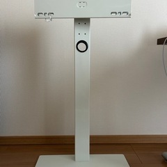 テレビスタンド　白の画像