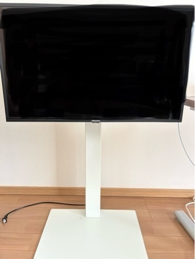 テレビスタンド　白