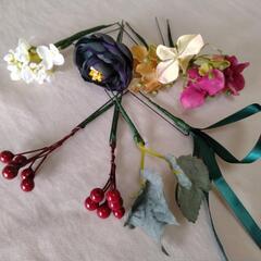 成人式卒業式髪飾りの画像