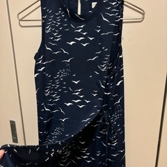 アオザイ風ワンピース紺0円の画像