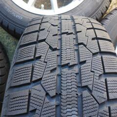 冬タイヤ　195  65  15  PCD100   5穴　スタッドレスタイヤとアルミの画像