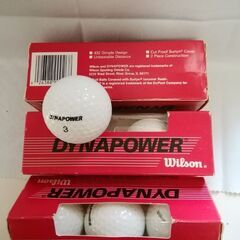ゴルフボール　Wilsonダイナパワー9個