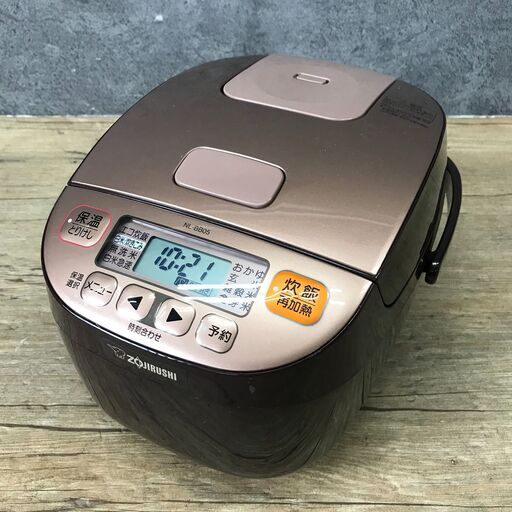9/23 終 ZOJIRUSHI 象印 3合炊き マイコン 炊飯器 NL-BB05AM 21年製 動作品 24i菊-