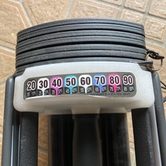可変式ダンベル 約22kg 1本のみの画像