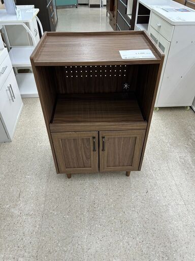 ★ジモティ割あり★ ニトリ レンジ台 ブラウン H89.8×D40×W58 クリーニング済み TJ8650