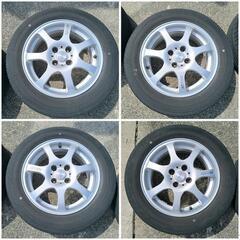 中古アルミホイール付きタイヤ4本セット 185/65R15
