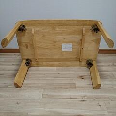 【無料】ローテーブル　折りたたみ式　木製の画像