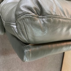 値下げ＊1人掛けソファ＊革製の画像