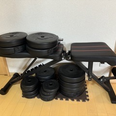 インクラインベンチ　ダンベル60kg