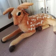 大きな鹿のぬいぐるみ♪の画像