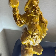 希少‼️ 大黒天　恵比寿 二柱 二天像 仏像　置物 七福 神風水開運金運招財骨董の画像