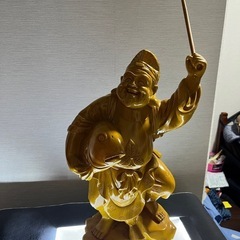 希少‼️ 大黒天　恵比寿 二柱 二天像 仏像　置物 七福 神風水開運金運招財骨董の画像