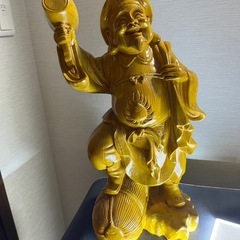 希少‼️ 大黒天　恵比寿 二柱 二天像 仏像　置物 七福 神風水開運金運招財骨董の画像
