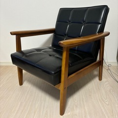 【正規品購入証明有】カリモク家具　1人用ソファ美品
