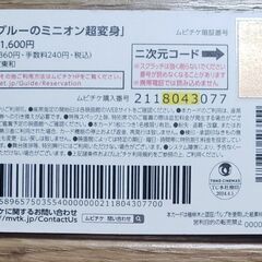 映画ミニオンのムビチケの画像