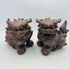 売約済【❗️玄関に❗️】壺屋焼?シーサー?ペア