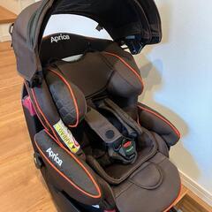 Aprica チャイルドシート ブラウン 新生児利用可