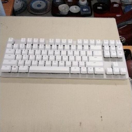 0921-059 Razer BlackWidow Lite Mercury White 静音オレンジ軸 テンキーレス ケーブル無し