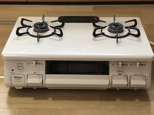 パロマ グリル付きガスコンロ ガステーブル  都市ガス