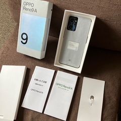取引中【新品開封済】OPPO RENO9A 128GB ナイトブ...