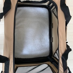 【再お値引しました】キャリーバック折りたたみペットゲージの画像
