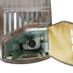 24C638_ジ CORONA コロナ 石油ストーブ RX-2218Y ポータブル 災害時対応 3.7L 乾電池使用タイプ 現状品 中古の画像