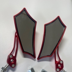 サイドミラー 汎用 ニュースタイル　レッドの画像