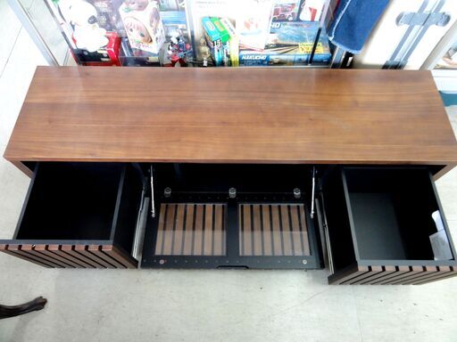 ニトリ ローボード ショア ミドルブラウン 幅151×奥40×高43㎝ TVボード TV台 テレビボード 家具 収納 札幌市 中央区 南12条