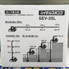 KOSHIN ハイデルスポンプ 工進2サイクルエンジン搭載 SEV-2L 未使用の画像