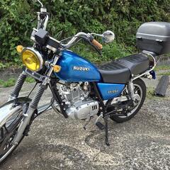 SUZUKI　GN125H   ブルー塗装の画像