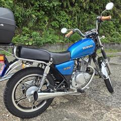 SUZUKI　GN125H   ブルー塗装の画像
