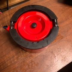 やかん　コパン FK-22 フラットケトル レッドの画像
